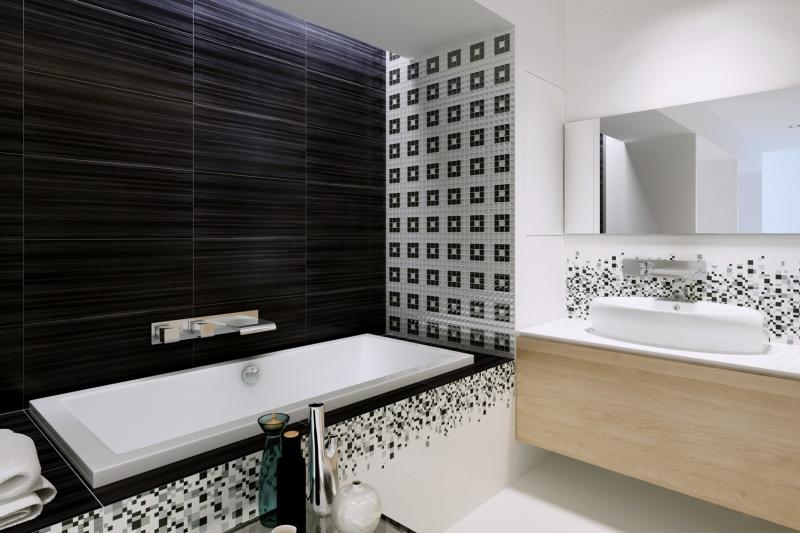 Geometryczna kolekcja Sindi marki Opoczno – podstawa nowoczesnej łazienki w stylu black & white