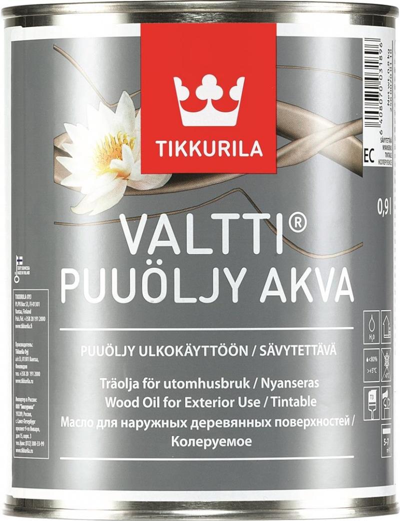 Nowy, ekologiczny olej do drewna Tikkurila Valtti Wood Oil Akva