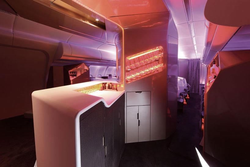 Projekt luksusowej kabiny samolotu linii Virgin Atlantic Airways na GIS Warszawa 2014