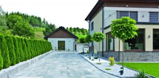 Aranżacja podjazdu - płyty