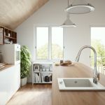 FERRO bateria zlewozmywakowa Genova VerdeLine; zlewozmywak granitowy biały KIZZ