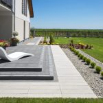 Modern Line – Szezlong Harmony, płyta Solid, Cube, kostka brukowa Perfect