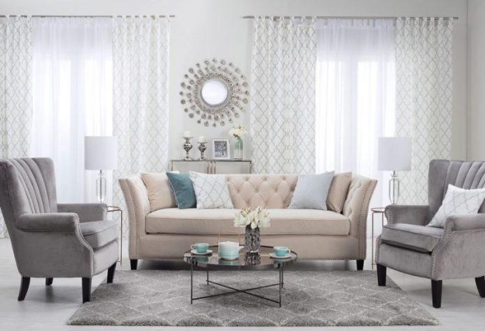 Dekoria.pl, firana woalowa prosta na szelkach