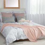 Dekoria.pl, komplet pościeli Marble, stolik pomocniczy Brass Copper