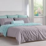 Dekoria.pl, pościel Minimalist Grey, lampa stojąca Hekla mint&white