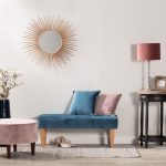 Dekoria.pl, podnóżek, ławka oraz poszewka Laura z kolekcji Velvet