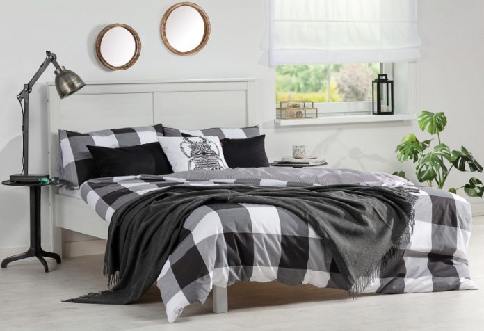 Dekoria Pled Marocco Dark Grey