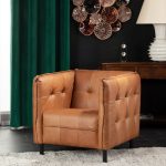 Dekoria.pl, fotel Venito brown