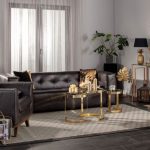 Dekoria.pl, sofa Venito black, fotel Moments black