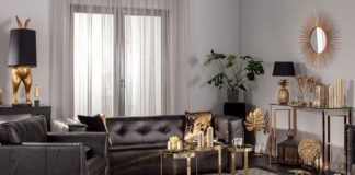 Dekoria.pl, sofa Venito black, fotel Moments black