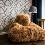 Fotel Keiko Premium z naturalnej skóry owczej