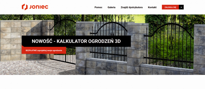 JONIEC-projektowanie ogrodzenia