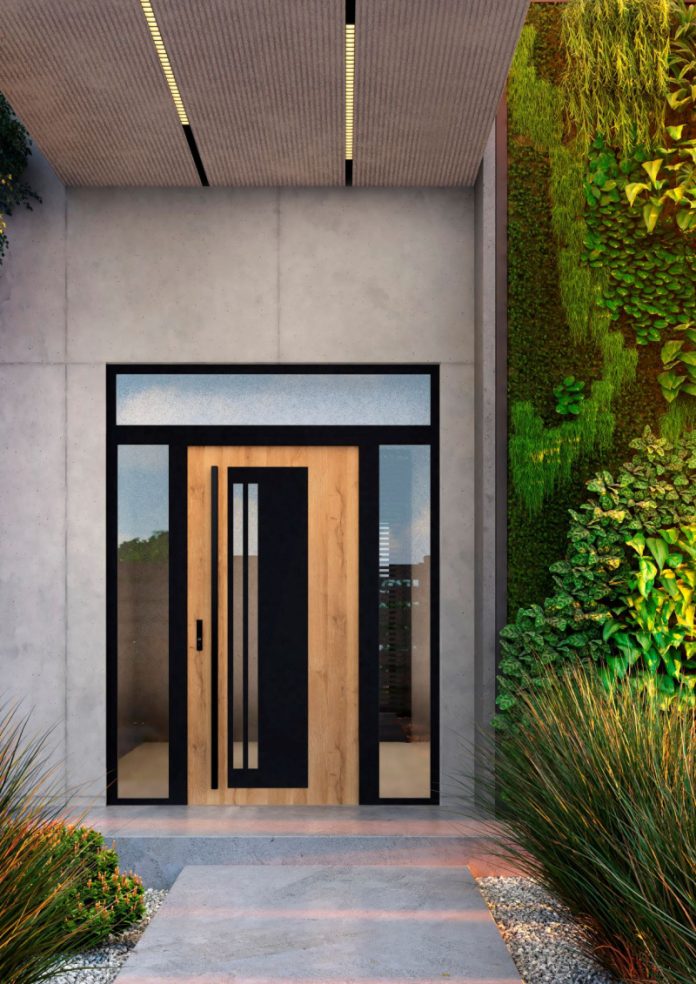 Nowoczesne, ekologiczne drzwi stalowe-1