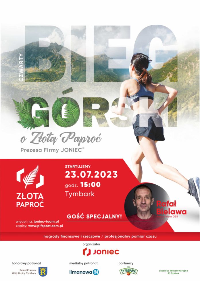 plakat_IV_bieg_gorski_Zlota_Paproc_2023_v2