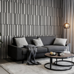 Luxum, plyty betonowe ryflowane w strukturze Tonale