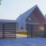 v-221025kkp-001 folding gate_open RAL7016 MODERN AW.10.107