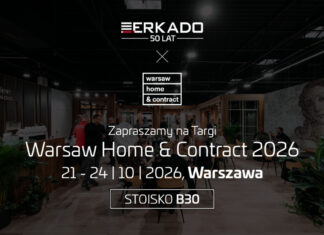 ERKADO na Warsaw Home & Contract 2026. Jubileuszowa premiera z okazji 50-lecia marki