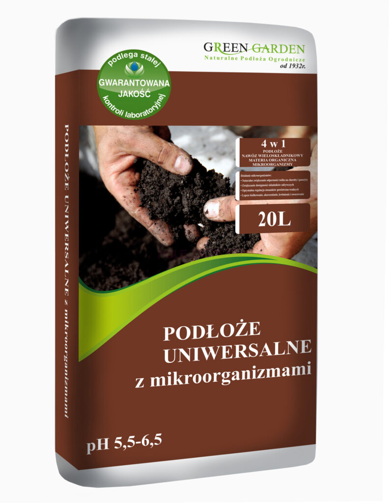 Podłoże uniwersalne z mikroorganizmami
